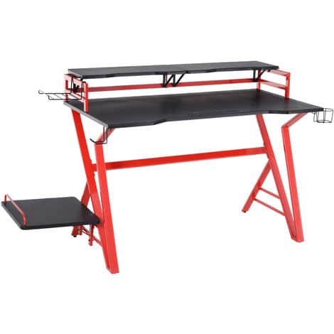 Mesa escritorio para gamers, modelo HOMCOM ES836-1200731, medidas 168x66x92.5 cm